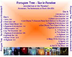 Sun In Paradise Cover (Back)