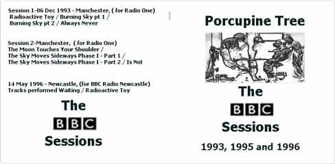 The BBC Sessions '93 / '95 / '96  Cover  (Front)
