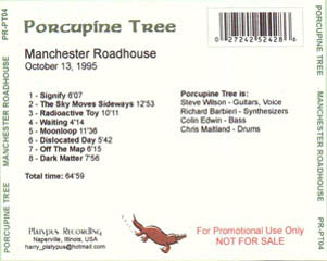 Manchester 1995 Cover 1 (Back)